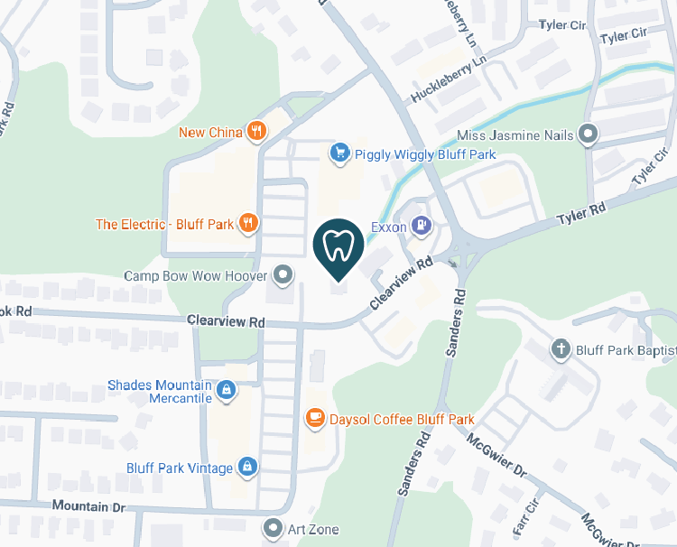 Bluff Park Dental Location in Hoover, AL